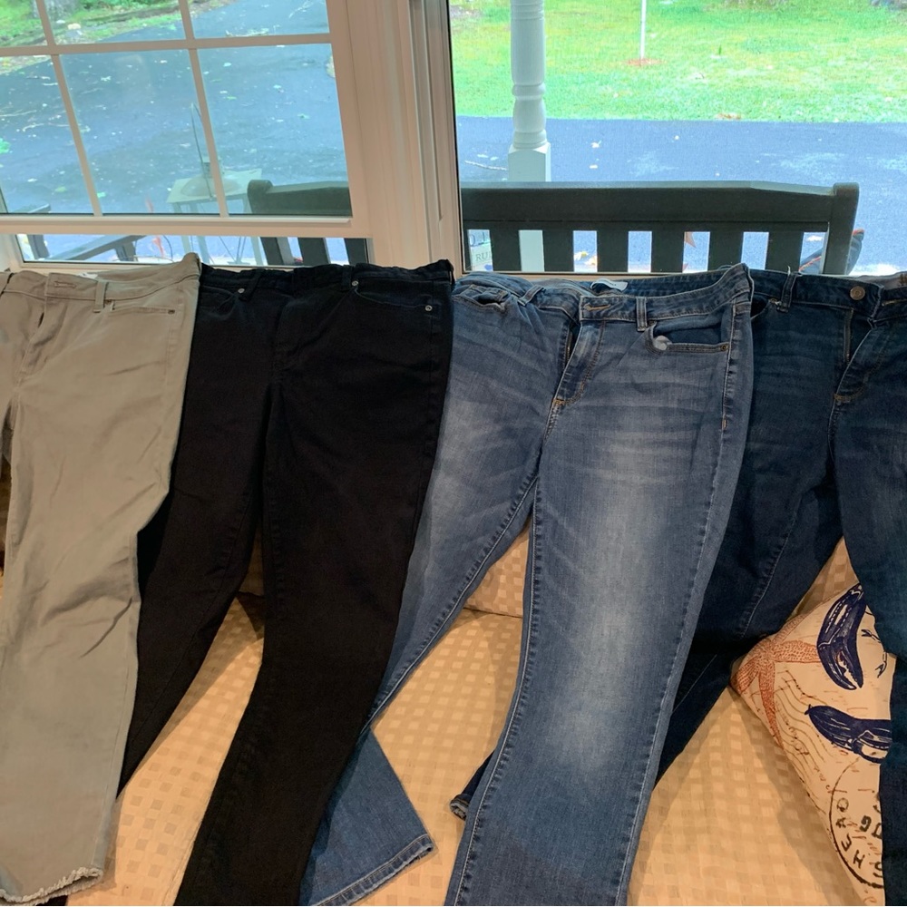 LOT (3 pair. See below) of size 14 Sonoma jeans excellent condition